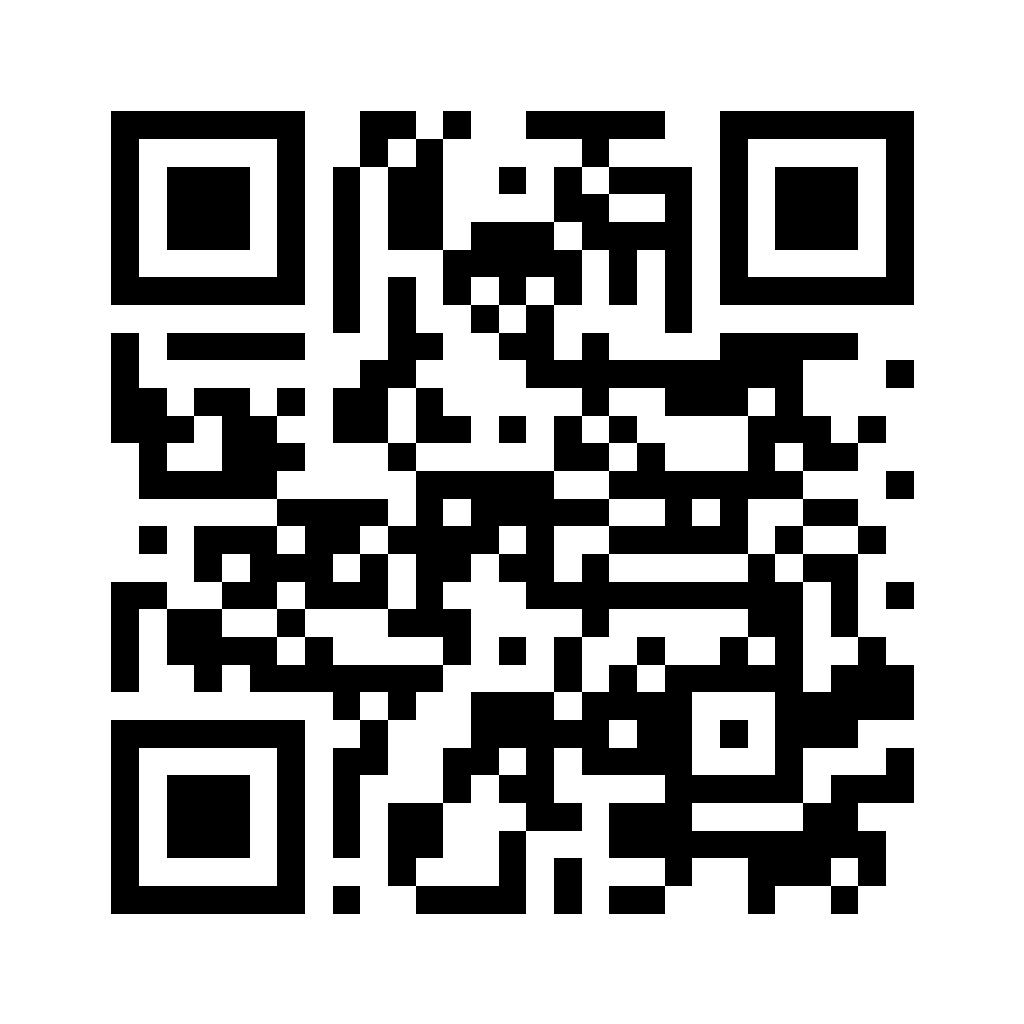 Scannable QR code with contact info